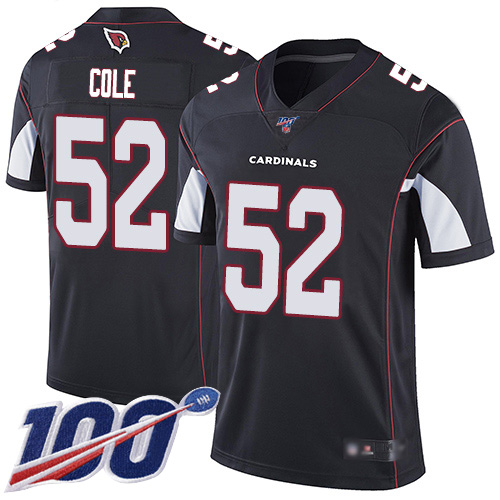 Arizona Cardinals Limited Black Men Mason Cole Alternate Jersey NFL Football #52 100th Season Vapor Untouchable->arizona cardinals->NFL Jersey